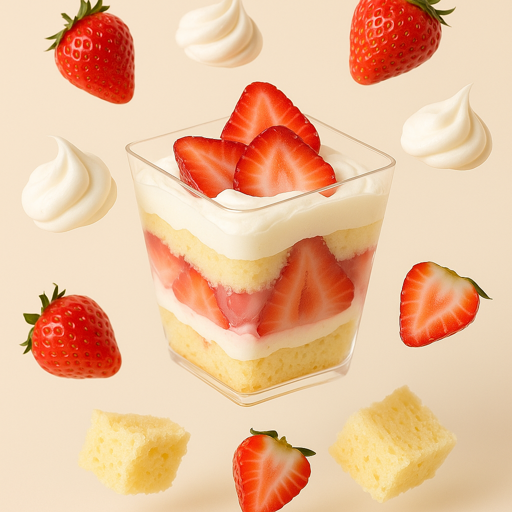 Handcrafted Strawberry Dessert Cups Vaughan